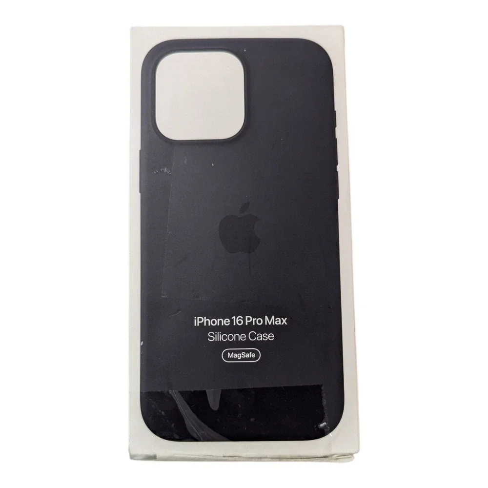 E2-O Apple Silicone Case with MagSafe for iPhone 16 Pro Max Black
